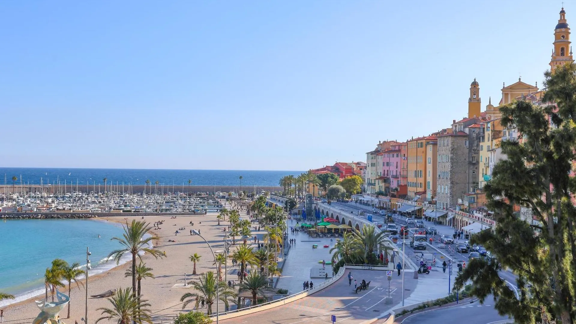 Le Victoria Vista Vue Mer Menton France